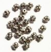 25 4.5mm Antique Silver Bali Style Metal Spacer Beads